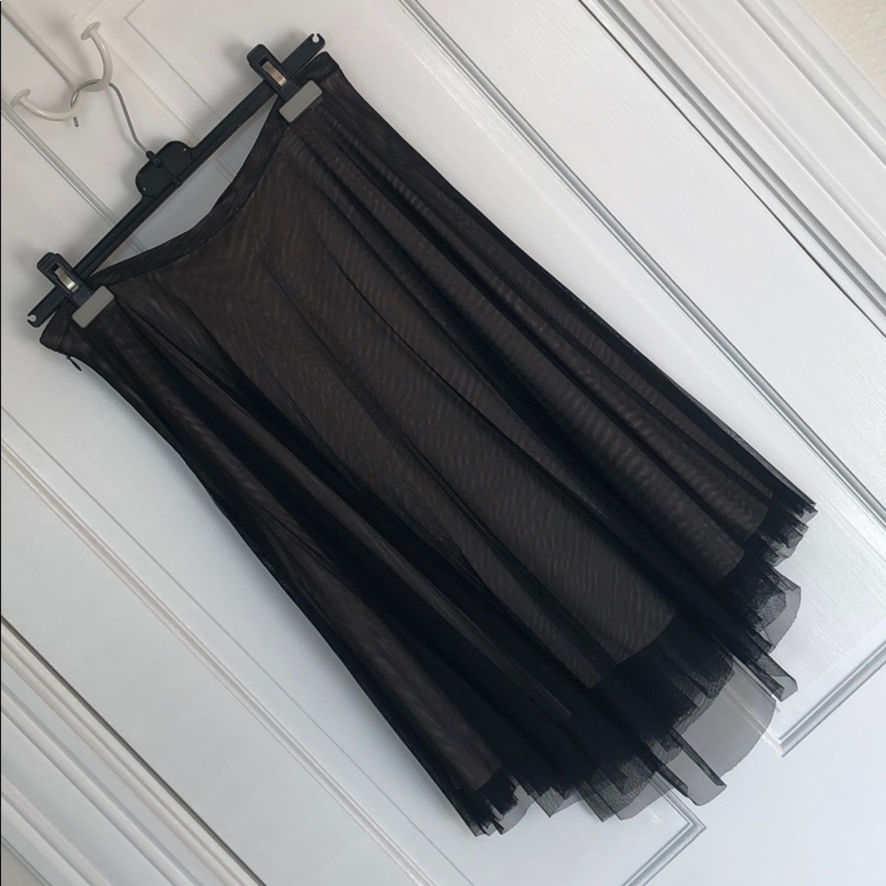 ARDEN B. Black Tulle Skirt